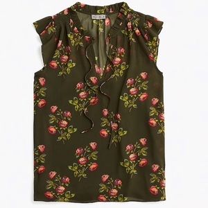 J. Crew Floral Top